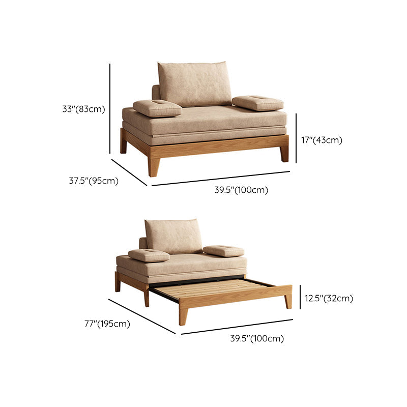 37 "幅の現代布団ソファベッド枕バックスリーパーソファ