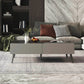 Stone Rectangle Contemporary Coffee Table 4 Legs Coffee Table Clearhalo 'Coffee & Accent Tables' 'Coffee Tables' 'coffee_tables' 'furn' 'furn_coffee_tables' 'Furniture' 'Living Room Furniture' 6552198