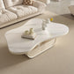 Stone Geometric Contemporary Coffee Table Single Cocktail Table with Storage Drawers Clearhalo 'Coffee & Accent Tables' 'Coffee Tables' 'coffee_tables' 'furn' 'furn_coffee_tables' 'Furniture' 'Living Room Furniture' 6552218
