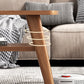 Wooden Rectangle Contemporary Coffee Table 4 Legs Single Coffee Table