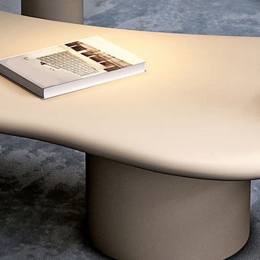 木製の幾何学的な現代コーヒーテーブルシングルコーヒーテーブル