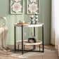 Glass Round Contemporary Coffee Table Cross Legs Single Coffee Table with Storage Clearhalo 'Coffee & Accent Tables' 'Coffee Tables' 'coffee_tables' 'furn' 'furn_coffee_tables' 'Furniture' 'Living Room Furniture' 6552259