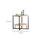 Glass Round Contemporary Coffee Table Cross Legs Single Coffee Table with Storage Clearhalo 'Coffee & Accent Tables' 'Coffee Tables' 'coffee_tables' 'furn' 'furn_coffee_tables' 'Furniture' 'Living Room Furniture' 6552266