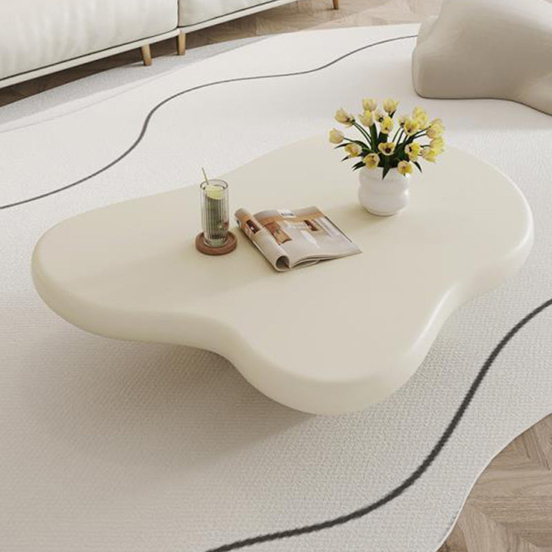 Modern 4 Legs Cocktail Table Wood Free Form Coffee Cocktail Table Clearhalo 'Coffee & Accent Tables' 'Coffee Tables' 'coffee_tables' 'furn' 'furn_coffee_tables' 'Furniture' 'Living Room Furniture' 6552270