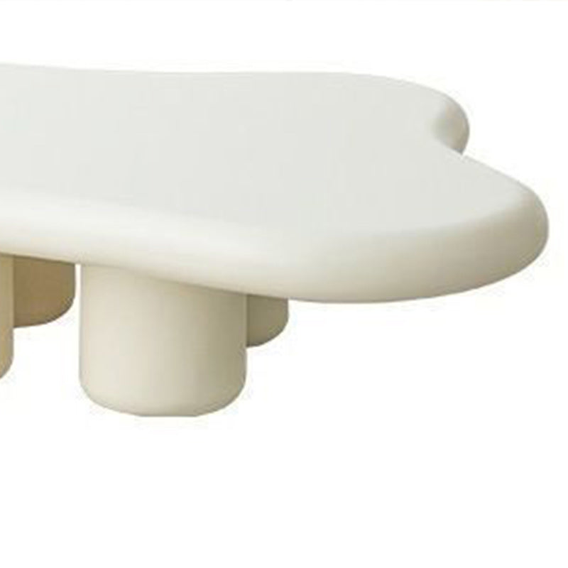 Modern 4 Legs Cocktail Table Wood Free Form Coffee Cocktail Table Clearhalo 'Coffee & Accent Tables' 'Coffee Tables' 'coffee_tables' 'furn' 'furn_coffee_tables' 'Furniture' 'Living Room Furniture' 6552277