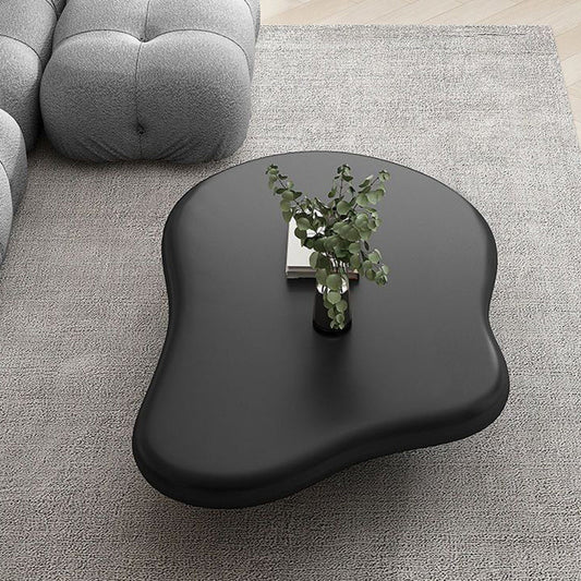 Modern 4 Legs Cocktail Table Wood Free Form Coffee Cocktail Table