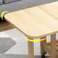 Contemporary Natural Rectangle Coffee Table Single Folding Cocktail Table Clearhalo 'Coffee & Accent Tables' 'Coffee Tables' 'coffee_tables' 'furn' 'furn_coffee_tables' 'Furniture' 'Living Room Furniture' 6552304