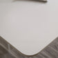 Contemporary White Stone Coffee Table Rectangle Single Cocktail Table
