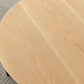 Contemporary Solid Wood Coffee Table Single Round Cocktail Table