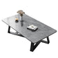 Stone Contemporary Coffee Table Standard Single Cocktail Table