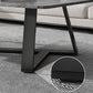 Stone Contemporary Coffee Table Standard Single Cocktail Table