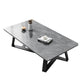 Stone Contemporary Coffee Table Standard Single Cocktail Table