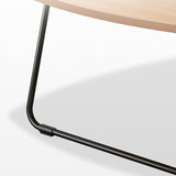 Marco contemporáneo 1 mesa de café marco de madera de mesa de cóctel individual