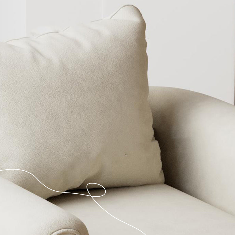 Modern Living Room Accent Armchair Round Arms Sled Arm Chair Clearhalo 'Accent Chairs' 'accent_chairs' 'Chairs & Seating' 'furn' 'furn_accent_chairs' 'Furniture' 'Living Room Furniture' 6552768