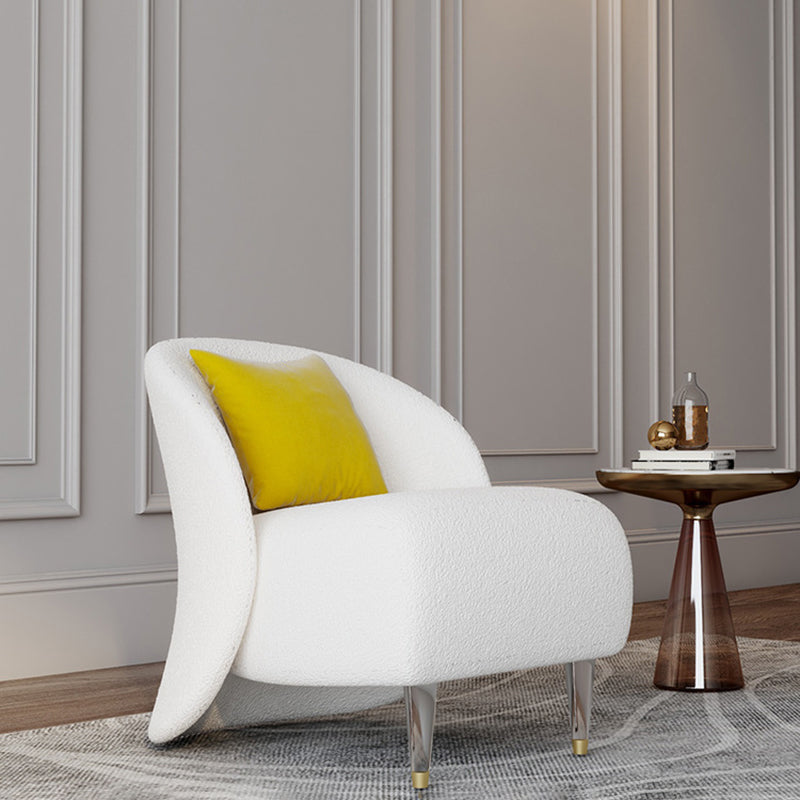 Contemporary Sofa Stain Resistant Armless Settee for Living Room