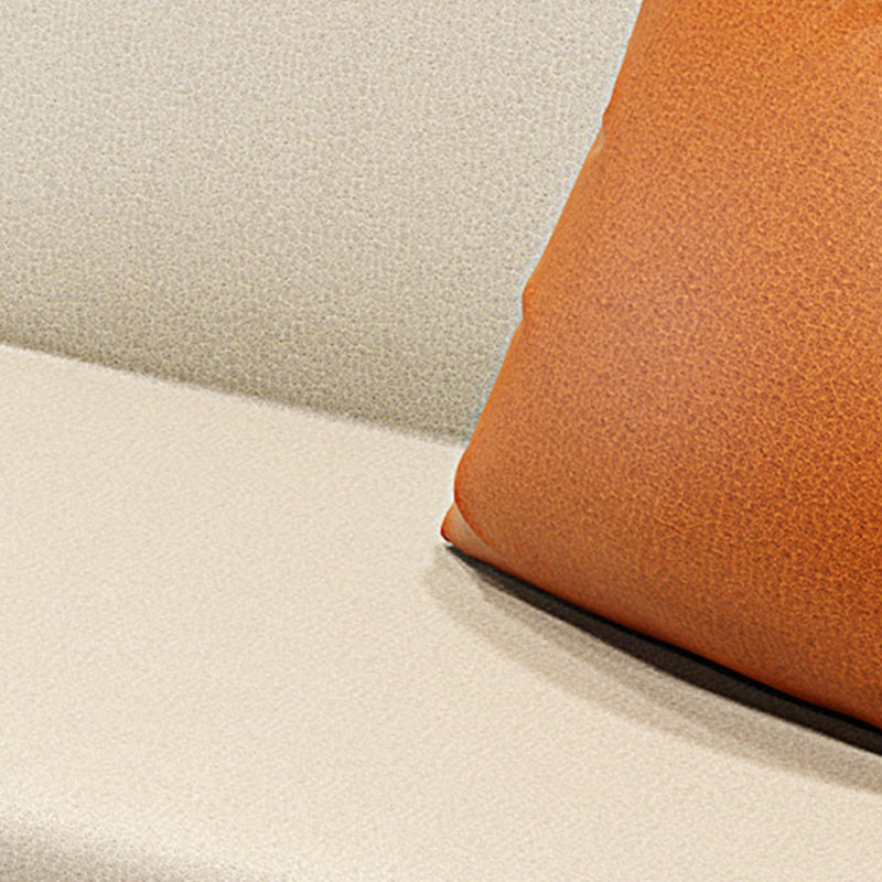 Scandinavian Sofa Bed Faux Leather Sleeper Sofa with Storage Clearhalo 'furn' 'furn_futons' 'Furniture' 'Futons & Daybeds' 'Futons' 'Living Room Furniture' 6552863