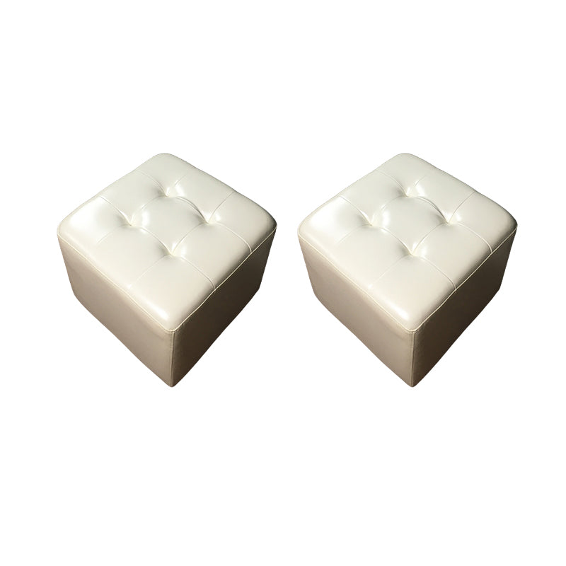 Ottoman moderno di mezza secolo POUF GENUINA INCONTRA INCONTRO PERATTO PIANO