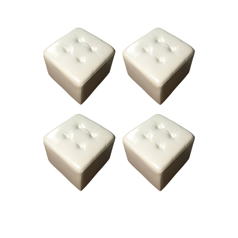 Ottoman moderno di mezza secolo POUF GENUINA INCONTRA INCONTRO PERATTO PIANO