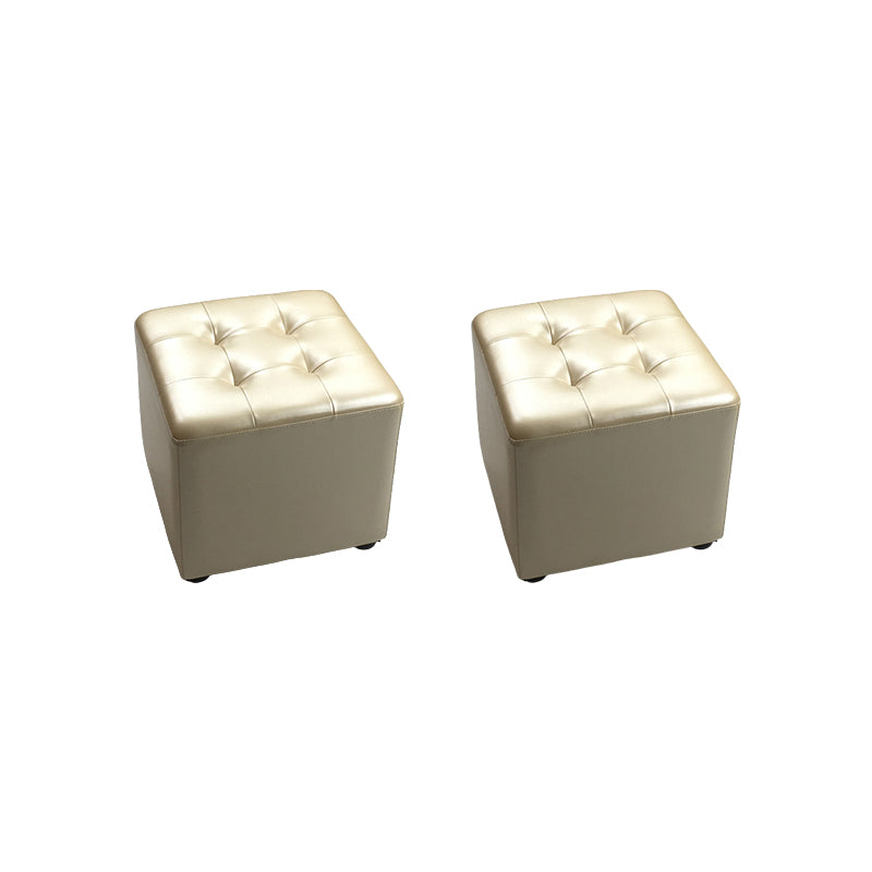 Ottoman moderno di mezza secolo POUF GENUINA INCONTRA INCONTRO PERATTO PIANO