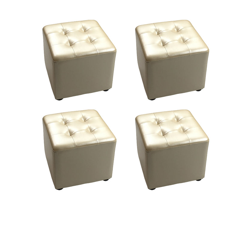 Ottoman moderno di mezza secolo POUF GENUINA INCONTRA INCONTRO PERATTO PIANO