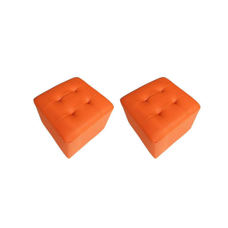 Ottoman moderno di mezza secolo POUF GENUINA INCONTRA INCONTRO PERATTO PIANO