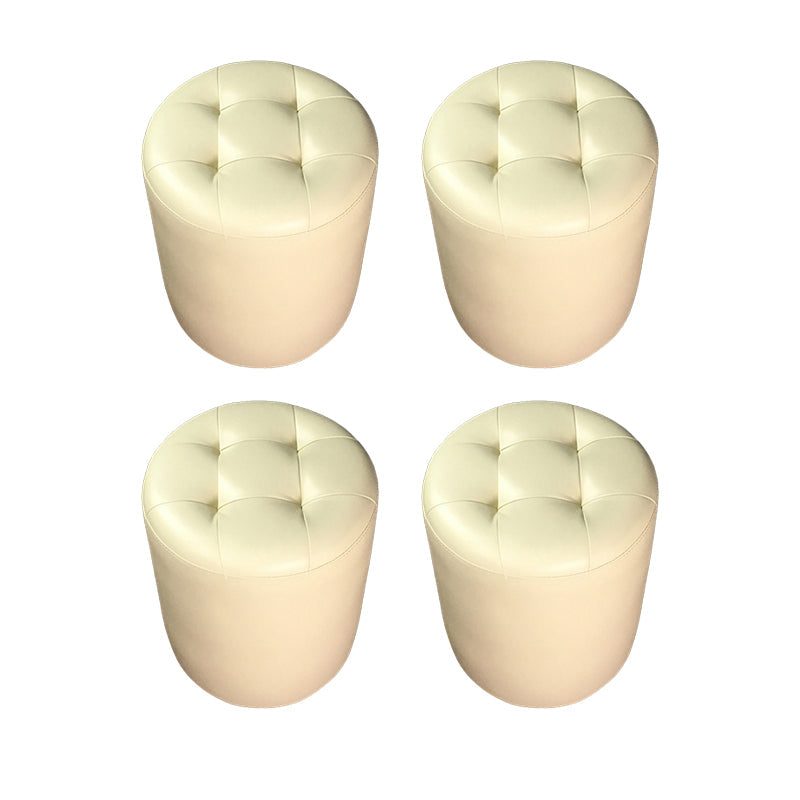 Ottoman moderno di mezza secolo POUF GENUINA INCONTRA INCONTRO PERATTO PIANO