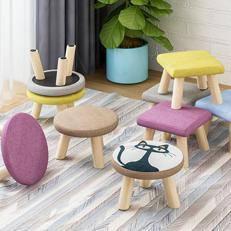 Baumwollwäsche -Osmanische Holzrahmen Ganzfarbene zeitgenössische Polsteromanen