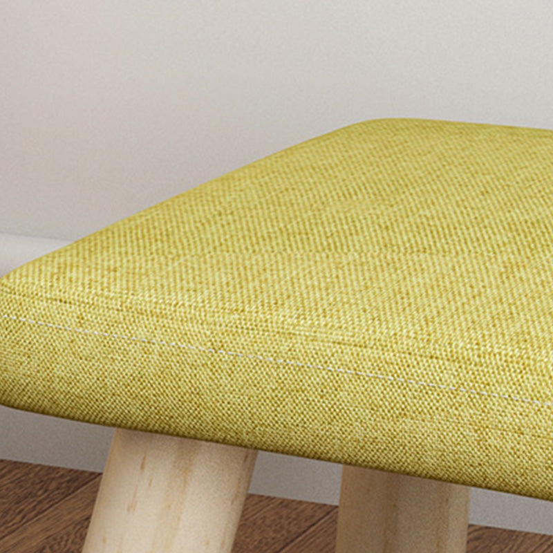 Telaio in legno ottomano in lino di cotone colorato intero ottomano imbottito