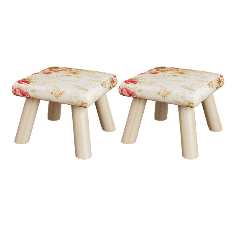 Baumwollwäsche -Osmanische Holzrahmen Ganzfarbene zeitgenössische Polsteromanen