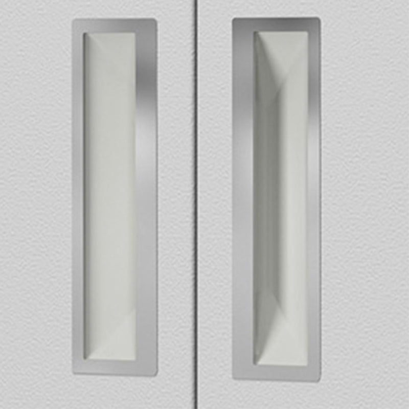 Mobile contemporaneo mobile in vetro armadio verticale con ripiani di stoccaggio