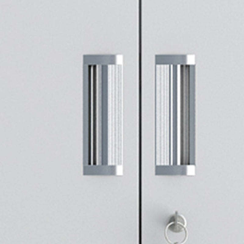 Cajones de bloqueo de gabinetes de vidrio modernos y estantes de almacenamiento de archivos