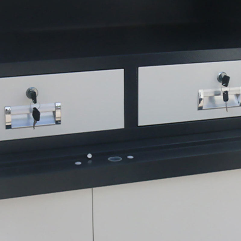 Classic Metal File Cabinet Vertical File Cabinet for Home Office Clearhalo 'Filing Cabinets' 'filling_cabinets' 'furn' 'furn_filling_cabinets' 'Furniture' 'Office Furniture' 6555350