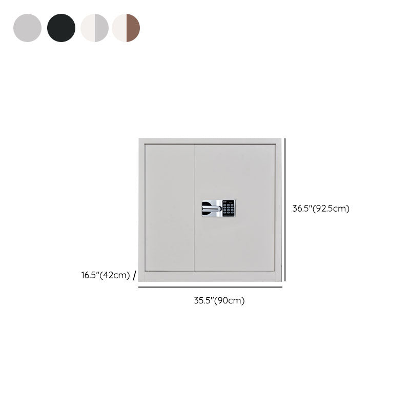 Classic Metal File Cabinet Vertical File Cabinet for Home Office Clearhalo 'Filing Cabinets' 'filling_cabinets' 'furn' 'furn_filling_cabinets' 'Furniture' 'Office Furniture' 6555360