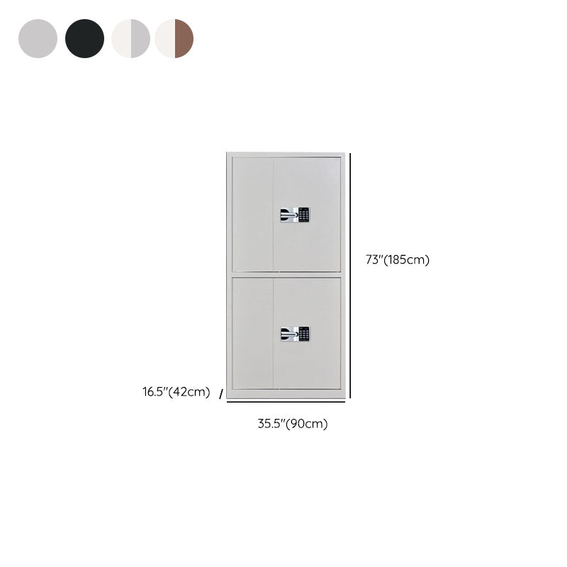 Classic Metal File Cabinet Vertical File Cabinet for Home Office Clearhalo 'Filing Cabinets' 'filling_cabinets' 'furn' 'furn_filling_cabinets' 'Furniture' 'Office Furniture' 6555361
