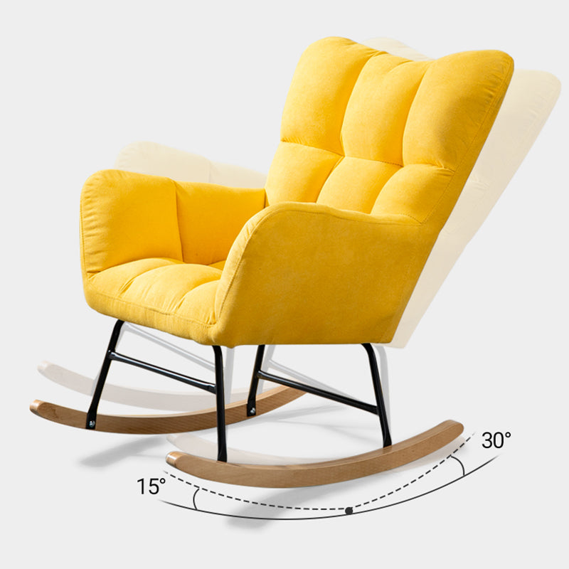 Chaise à bascule de style nordique simple Balcon Salon inclinable canapé à bascule