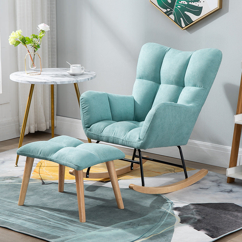 Chaise à bascule de style nordique simple Balcon Salon inclinable canapé à bascule