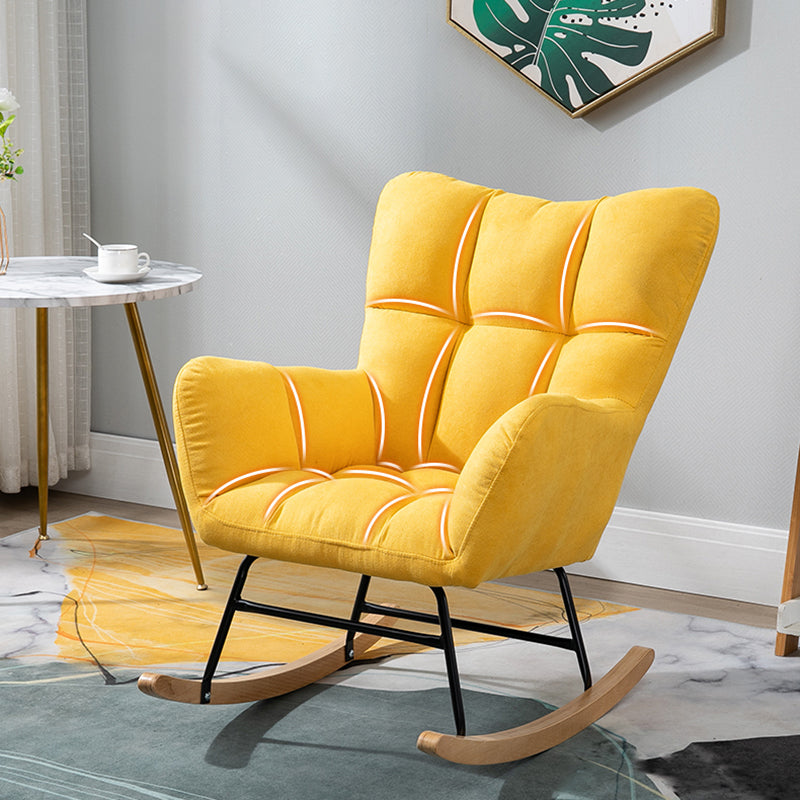 Chaise à bascule de style nordique simple Balcon Salon inclinable canapé à bascule