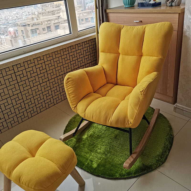 Chaise à bascule de style nordique simple Balcon Salon inclinable canapé à bascule