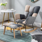 Modern Nursery Sofa Rocking Chair Indoor Rocking Chair with Ottoman Rocking Chair with Ottomans Gray Clearhalo 'Chairs & Seating' 'furn' 'furn_rocking_chairs' 'Furniture' 'Living Room Furniture' 'Rocking Chairs' 'rocking_chairs' 6555485