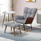 Modern Nursery Sofa Rocking Chair Indoor Rocking Chair with Ottoman Rocking Chair with Ottomans Tan Clearhalo 'Chairs & Seating' 'furn' 'furn_rocking_chairs' 'Furniture' 'Living Room Furniture' 'Rocking Chairs' 'rocking_chairs' 6555491