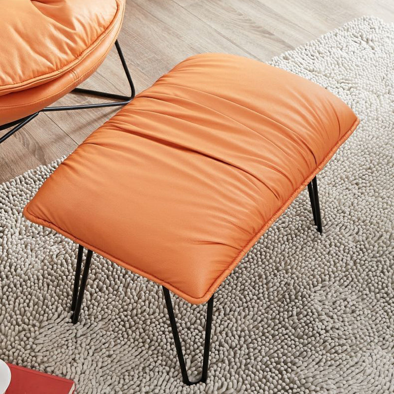 Balkon ligstoel luie schommelstoelen stof zachte gestoffeerde bankstoel