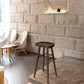 Industrial Armless Backless Counter Stool Wood Bar Stool with Pedal for Cafe Clearhalo 'Bar Furniture' 'Bar Stools' 'bar_stools' 'furn' 'furn_bar_stools' 'Furniture' 'Kitchen & Dining Furniture' 6555666