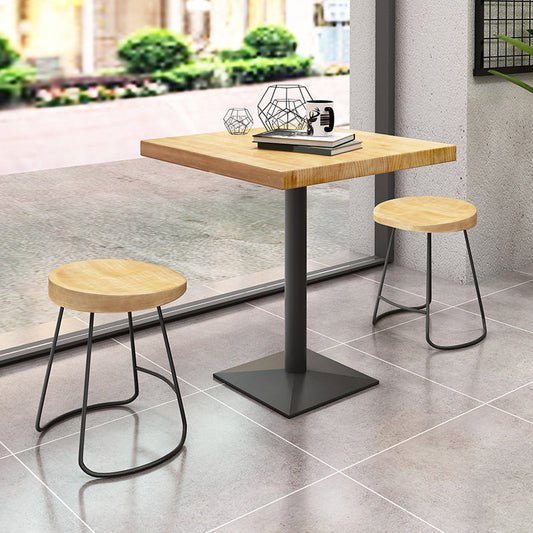 Wood Dining Stool Contemporary Backless Bar Stools with Footrest Clearhalo 'Bar Furniture' 'Bar Stools' 'bar_stools' 'furn' 'furn_bar_stools' 'Furniture' 'Kitchen & Dining Furniture' 6555860