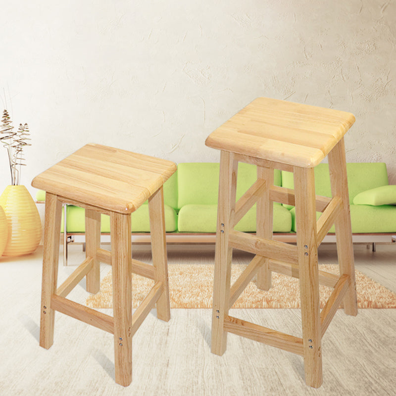 Industrial Solid Wood Bar Stool Backless Counter Stool for Restaurant Clearhalo 'Bar Furniture' 'Bar Stools' 'bar_stools' 'furn' 'furn_bar_stools' 'Furniture' 'Kitchen & Dining Furniture' 6555881