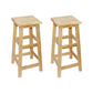 Industrial Solid Wood Bar Stool Backless Counter Stool for Restaurant 2 Piece Set Bar Stool(28"H) Clearhalo 'Bar Furniture' 'Bar Stools' 'bar_stools' 'furn' 'furn_bar_stools' 'Furniture' 'Kitchen & Dining Furniture' 6555902