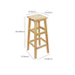 Industrial Solid Wood Bar Stool Backless Counter Stool for Restaurant Clearhalo 'Bar Furniture' 'Bar Stools' 'bar_stools' 'furn' 'furn_bar_stools' 'Furniture' 'Kitchen & Dining Furniture' 6555915