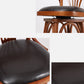 Industrial Armed Bar Stools Oak Wood Dining Stool with Footrest Clearhalo 'Bar Furniture' 'Bar Stools' 'bar_stools' 'furn' 'furn_bar_stools' 'Furniture' 'Kitchen & Dining Furniture' 6555974