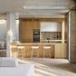 Kunststoff-Barhocker, industrieller armloser Barhocker mit Metallbeinen