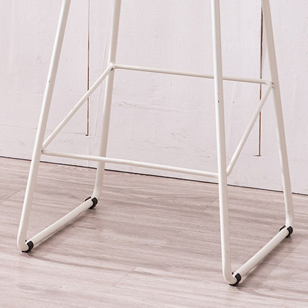 Plastic Armless Barstools Industrial Bar Stools with Metal Legs Clearhalo 'Bar Furniture' 'Bar Stools' 'bar_stools' 'furn' 'furn_bar_stools' 'Furniture' 'Kitchen & Dining Furniture' 6556006