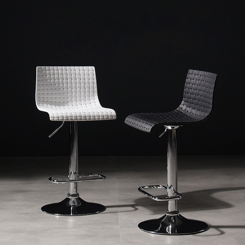 Plastic Bar Stool Adjustable Height Counter Stool for Bristol Clearhalo 'Bar Furniture' 'Bar Stools' 'bar_stools' 'furn' 'furn_bar_stools' 'Furniture' 'Kitchen & Dining Furniture' 6556337